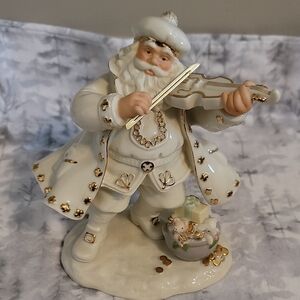Lenox Classic Irish Santa white gold Limited Edition figurine